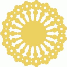 floral doily