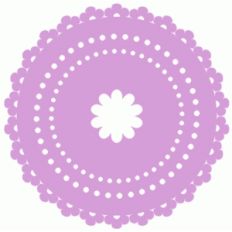 flower petal doily