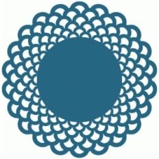 scallop doily