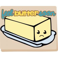 feel butter kawaii card