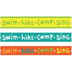 camping words border