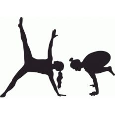 yoga set crow pose