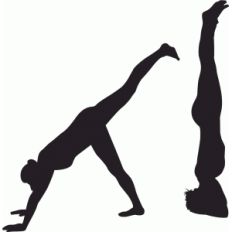 yoga set hand stand