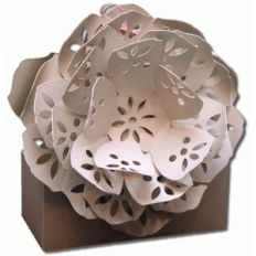 3d lacey flower treat box