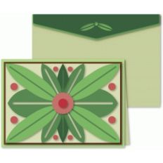 leaf tribal 5x7 card and envelope