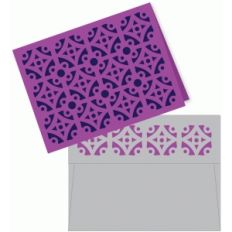 moroccan tile card and envelope a2