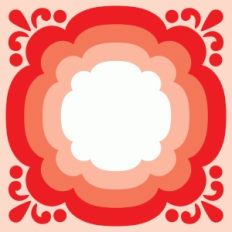 decorative square nested mats – cloud