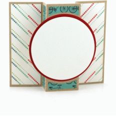 a2 pop out card: circle
