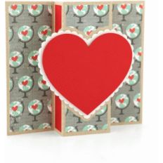 a2 pop out card: heart