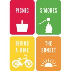3x4 summer life cards set