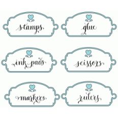 craft room labels - general