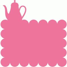 tea party place card