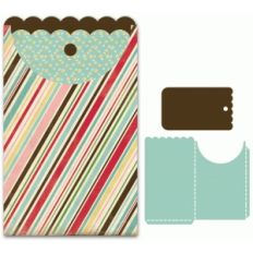 scallop tag with sleeve