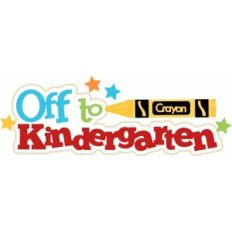 off to kindergarten title