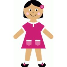 emma jane paper doll flower