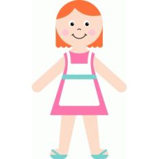 emma jane paper doll apron