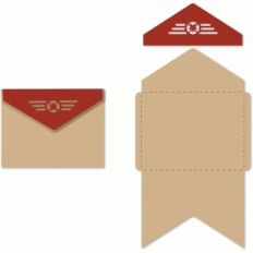 pilot wings flap cutout envelope for a2 card