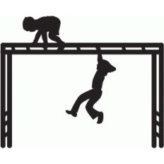 kids on monkey bars