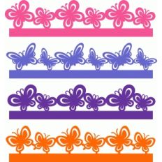 butterfly borders set