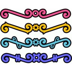 flourishes borders set