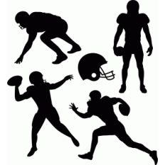 football pose