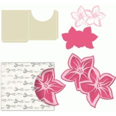 flower tag with sleeve