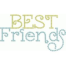 rhinestone best friends