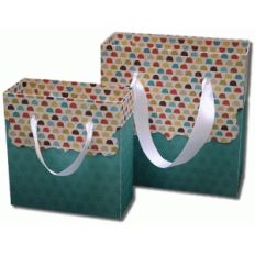 3d bracket fold over gift bags
