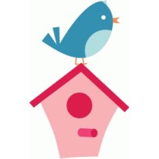 bird and birdhouse