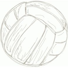 volleyball sketch