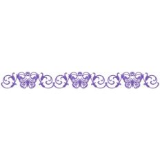 butterfly flourish border