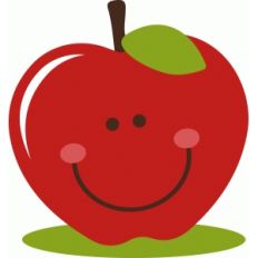 cute school apple
