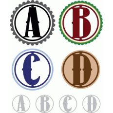 vintage monogram a – d