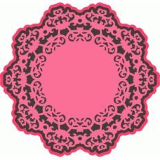 12 inch doily set