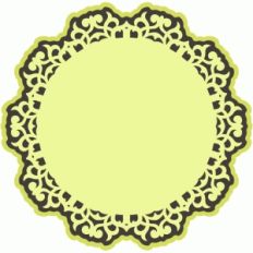 12 inch doily set