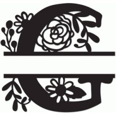 split monogram g