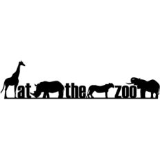 border - at the zoo