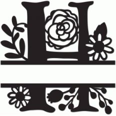 split monogram h