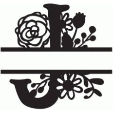 split monogram j