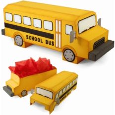 school bus 3d box