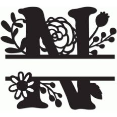 split monogram n