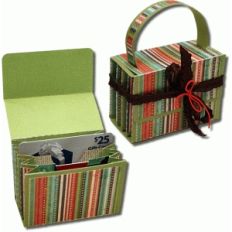 3d accordion gift card holder
