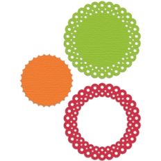 background frame_scallop dotted circle