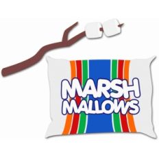 marshmallow stick and bag