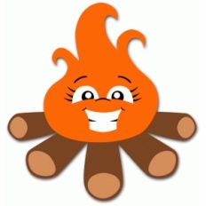 happy campfire