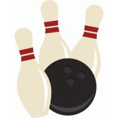 bowling ball and pins