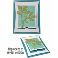 a2 leaf flap card
