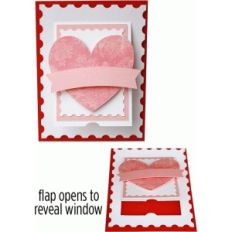 a2 heart flap card