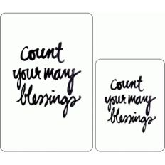 count your blessings journaling card