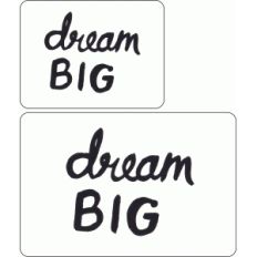 dream big journaling card